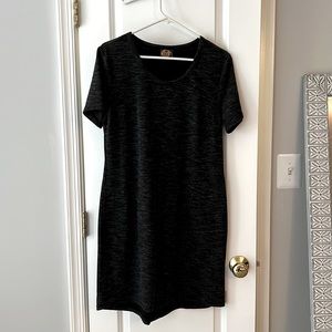 Super cute black sweater dress